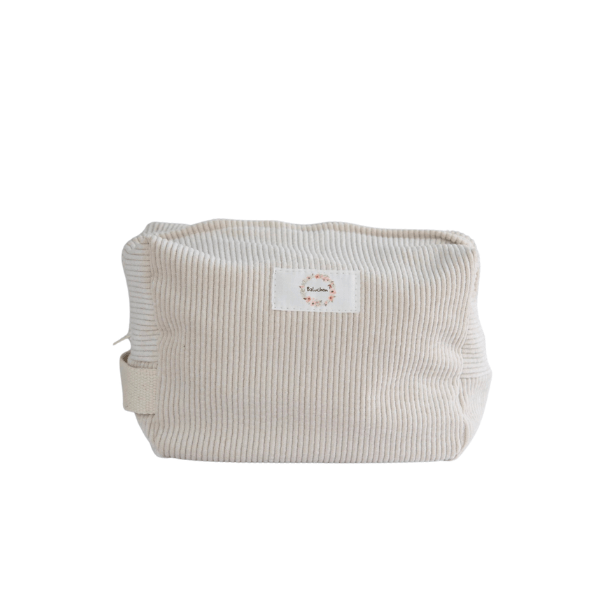 Sac à cosmétique Corduroy Beige