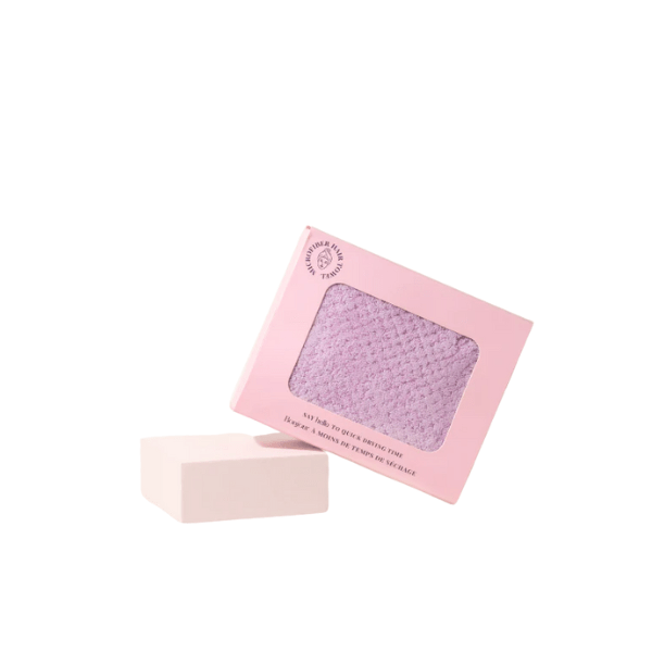 Serviette microfibre Mauve
