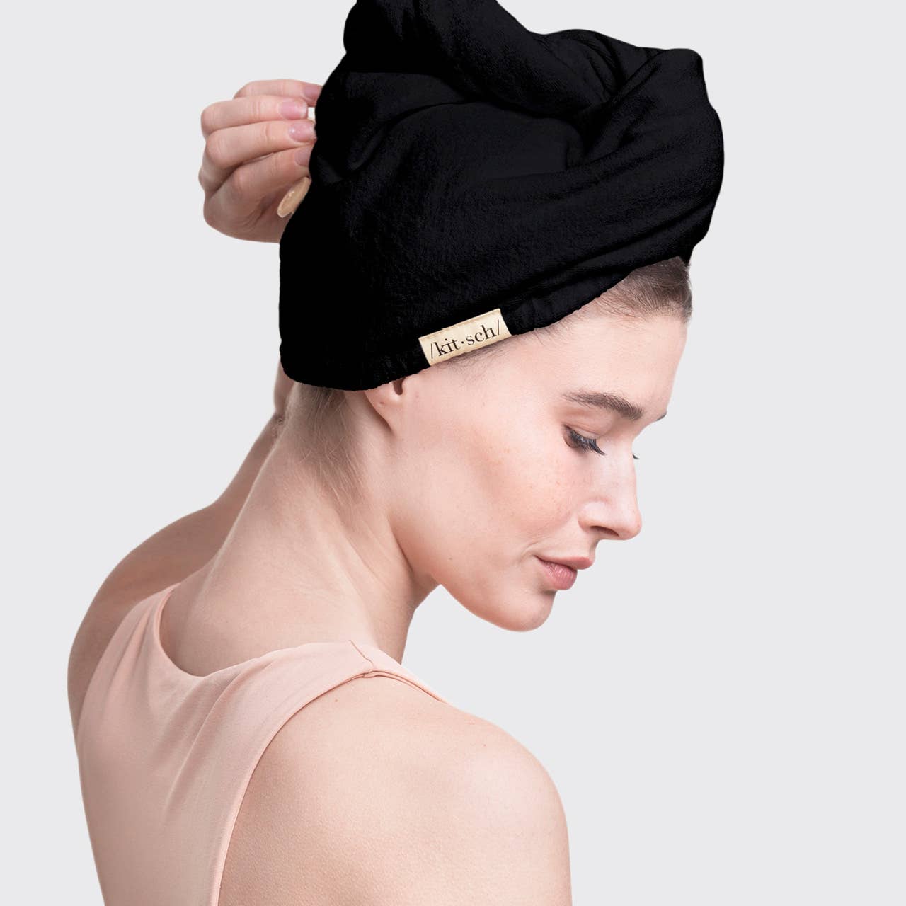 Serviette sèche-cheveux à séchage rapide