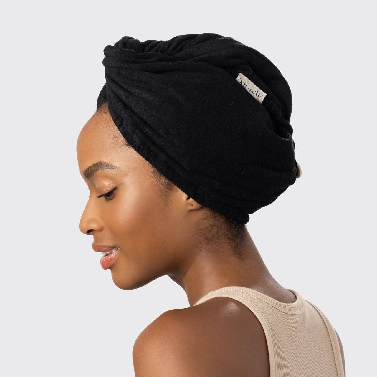Serviette sèche-cheveux à séchage rapide
