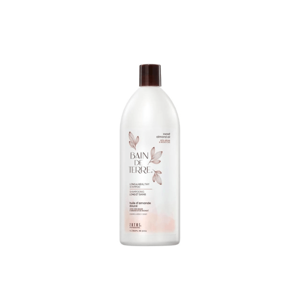 Shampoing longs et sains Sweet Almond Oil Bain de Terre Litre