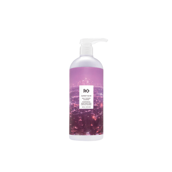 Shampoing quotidien cheveux blonds SUNSET BLVD - R+Co Litre