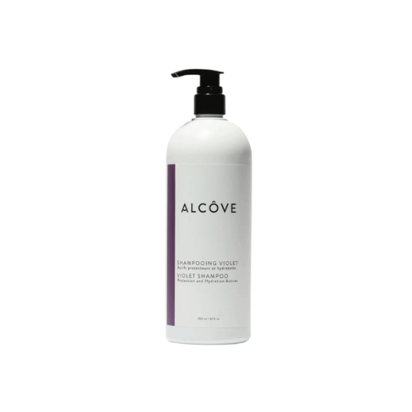 Shampoing violet anti-jaunissement hydratant Alcôve 950 ml