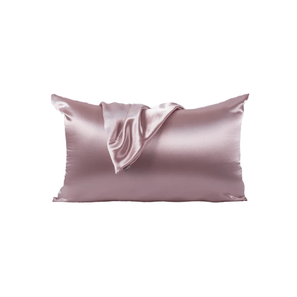 Taie d'oreiller en satin Rose vintage