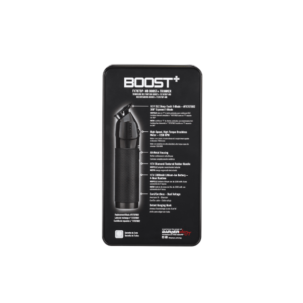 Tondeuse de finition métallique Lithium BOOST+ Noir