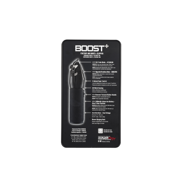 Tondeuse métallique au Lithium BOOST+ Noir
