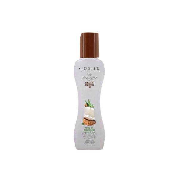 Traitement Cheveux et peau Silk Therapy Coconut Oil - BioSilk 2.26 oz