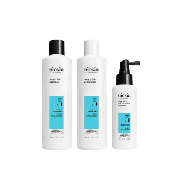 Trio #3 Clairsemés colorés Nioxin