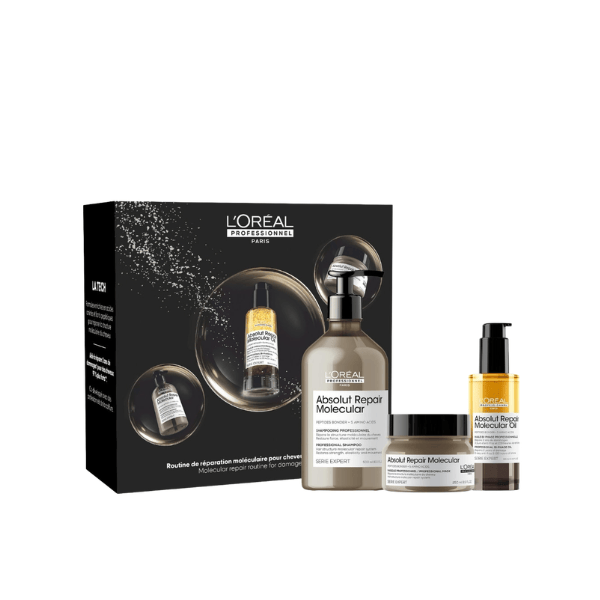 Trio des fêtes Absolut Repair Molecular - Boutique du Cheveu