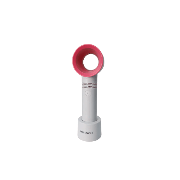 Ventilateur Rose et Blanc