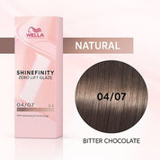 Coloration demi-permanente Shinefinity - Wella 04/07