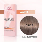 Coloration demi-permanente Shinefinity - Wella 05/37
