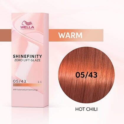 Coloration demi-permanente Shinefinity - Wella 05/43