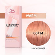 Coloration demi-permanente Shinefinity - Wella 08/34