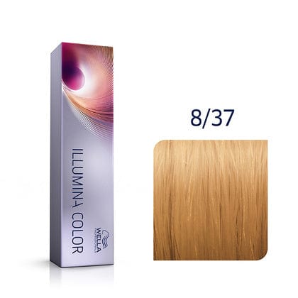 Coloration permanente Illumina Color - Wella 8/37